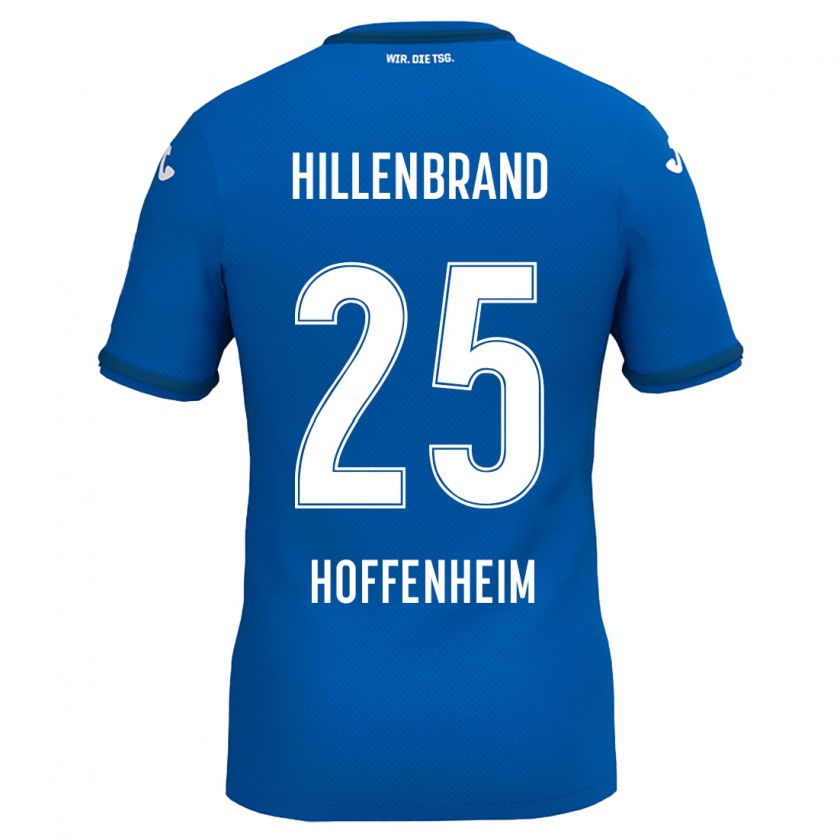 Kandiny Heren Jack Hillenbrand #25 Koningsblauw Thuisshirt Thuistenue 2024/25 T-Shirt