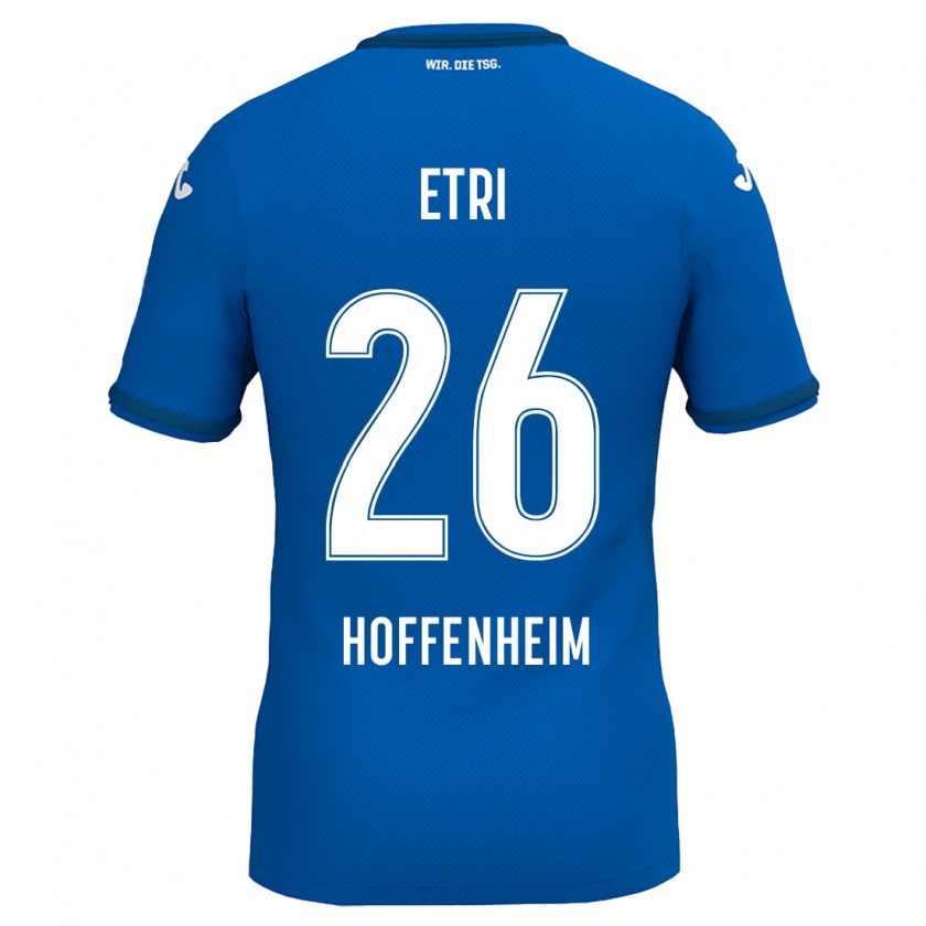 Kandiny Herren Ahmed Etri #26 Königsblau Heimtrikot Trikot 2024/25 T-Shirt Österreich