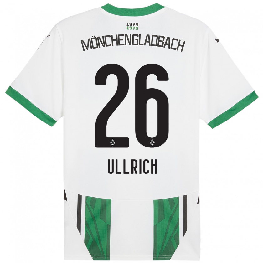 Kandiny Heren Lukas Ullrich #26 Wit Groen Thuisshirt Thuistenue 2024/25 T-Shirt