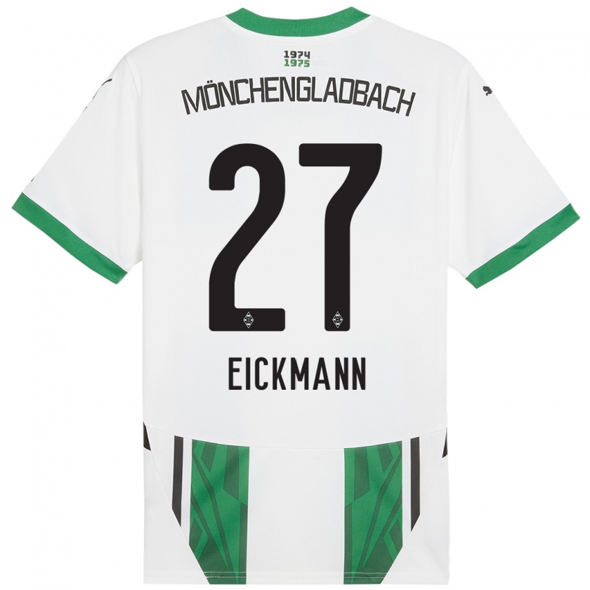 Kandiny Heren Mia Eickmann #27 Wit Groen Thuisshirt Thuistenue 2024/25 T-Shirt