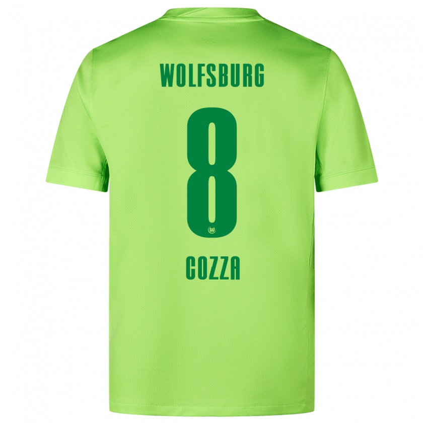 Kandiny Herren Nicolas Cozza #8 Fluoreszierendes Grün Heimtrikot Trikot 2024/25 T-Shirt Österreich