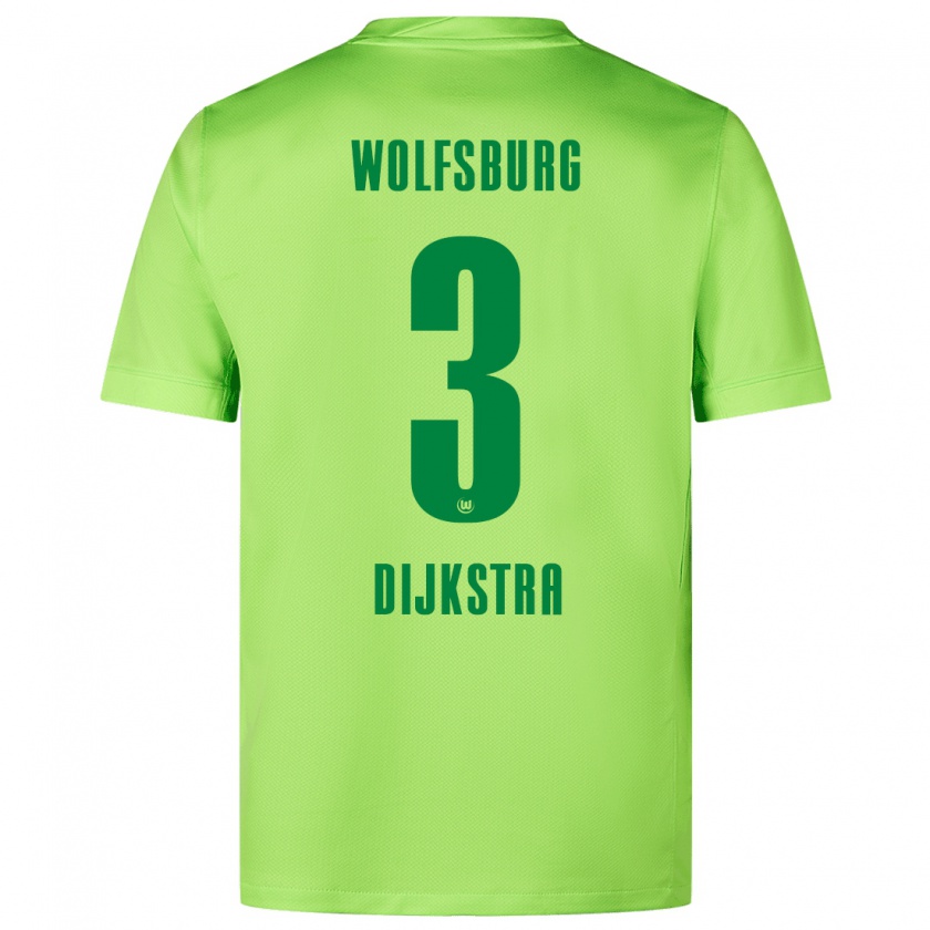 Kandiny Herren Caitlin Dijkstra #3 Fluoreszierendes Grün Heimtrikot Trikot 2024/25 T-Shirt Österreich