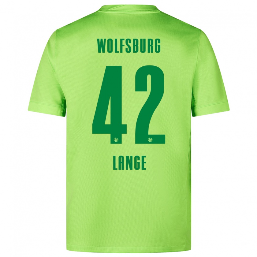 Kandiny Heren Felix Lange #42 Fluorescerend Groen Thuisshirt Thuistenue 2024/25 T-Shirt België