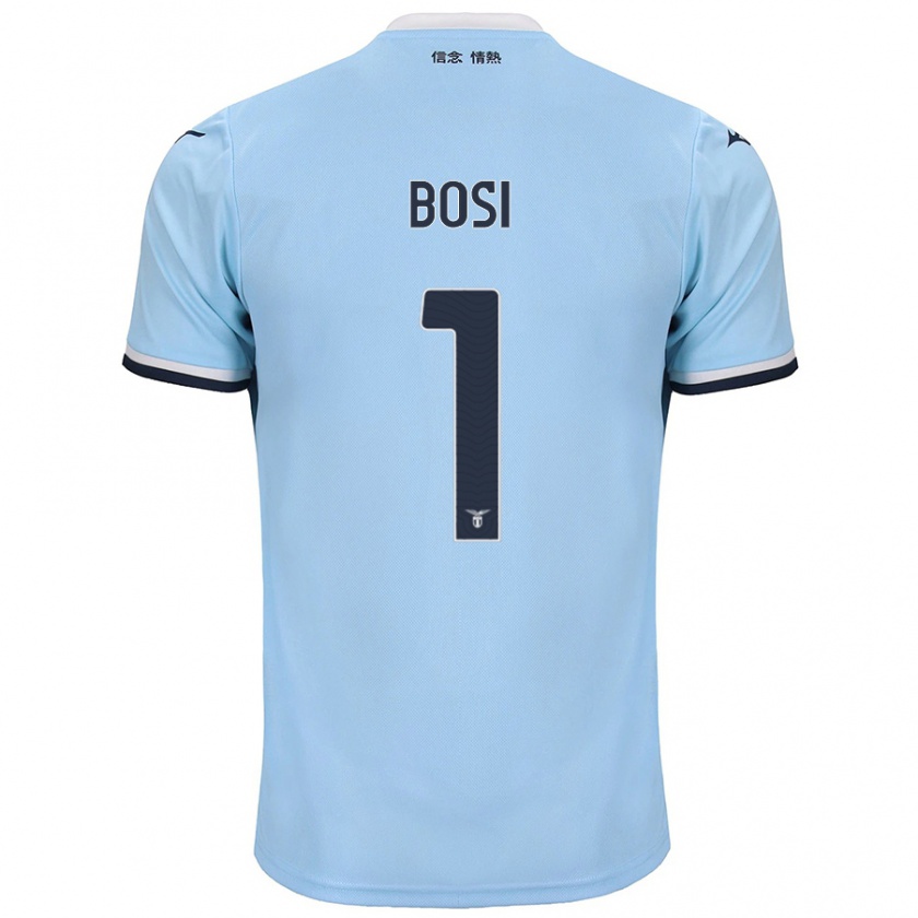 Kandiny Heren Gioele Bosi #1 Blauw Thuisshirt Thuistenue 2024/25 T-Shirt