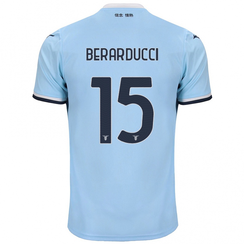 Kandiny Hombre Camiseta Martina Berarducci #15 Azul 1ª Equipación 2024/25 La Camisa