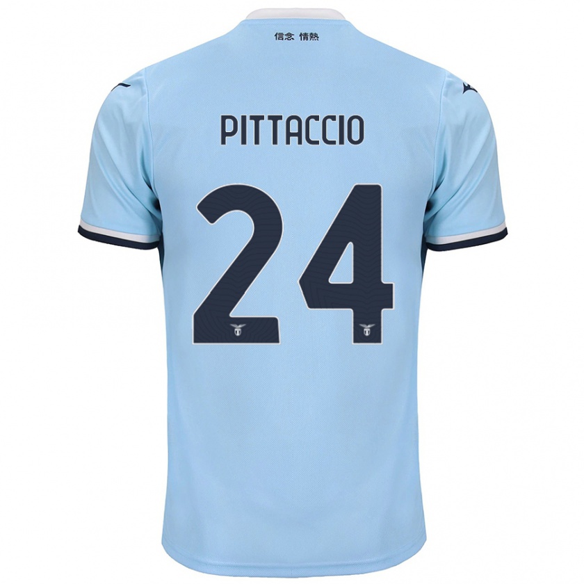 Kandiny Heren Francesca Pittaccio #24 Blauw Thuisshirt Thuistenue 2024/25 T-Shirt België