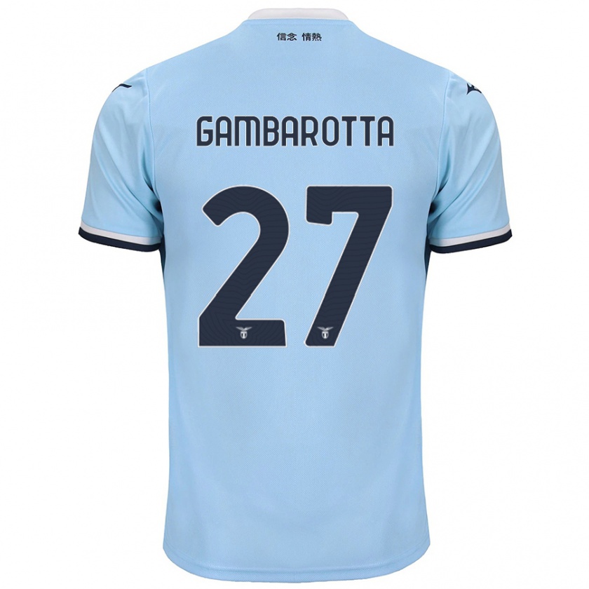 Kandiny Herren Margot Gambarotta #27 Blau Heimtrikot Trikot 2024/25 T-Shirt Österreich