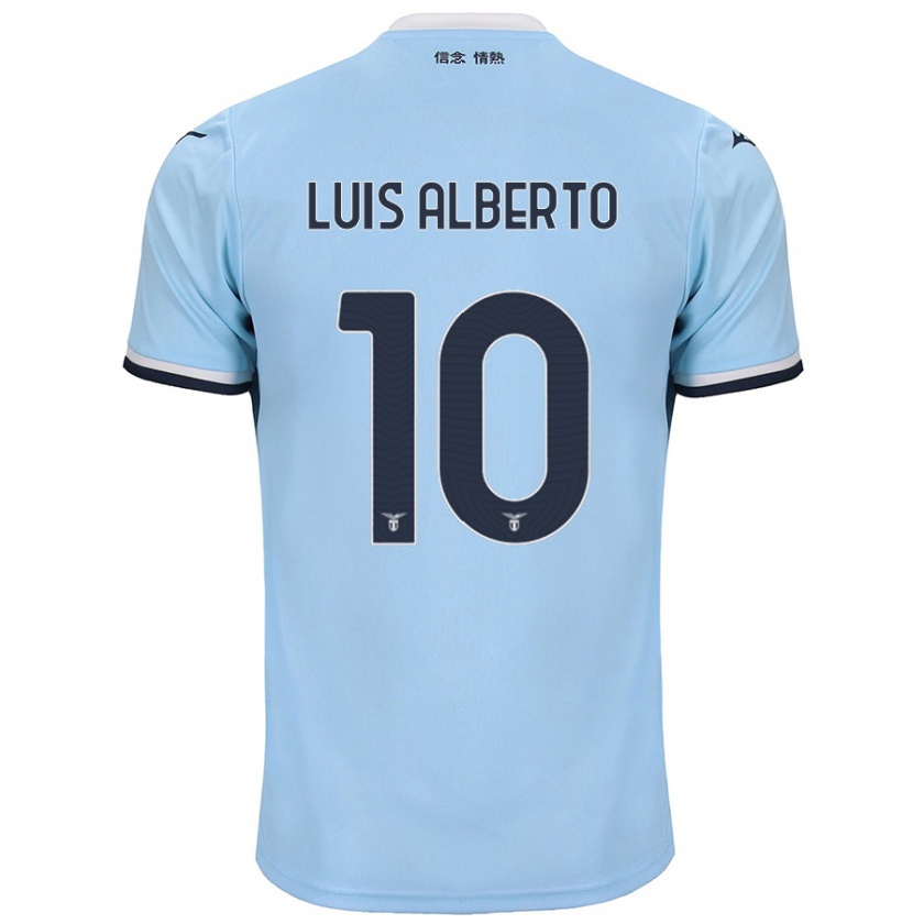 Kandiny Heren Luis Alberto #10 Blauw Thuisshirt Thuistenue 2024/25 T-Shirt