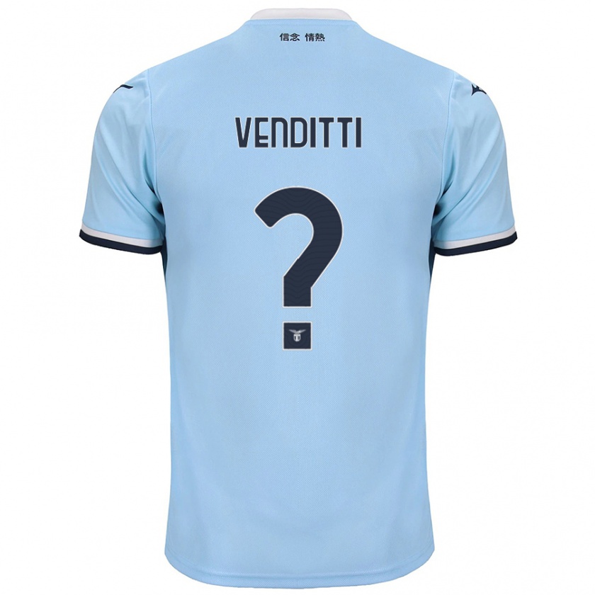 Kandiny Heren Pietro Venditti #0 Blauw Thuisshirt Thuistenue 2024/25 T-Shirt België