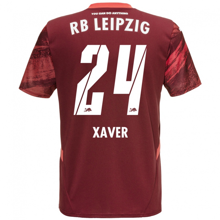 Kandiny Heren Xaver Schlager #24 Bordeauxrood Uitshirt Uittenue 2024/25 T-Shirt België