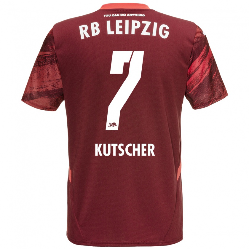 Kandiny Hombre Camiseta Matthes Kutscher #7 Borgoña 2ª Equipación 2024/25 La Camisa