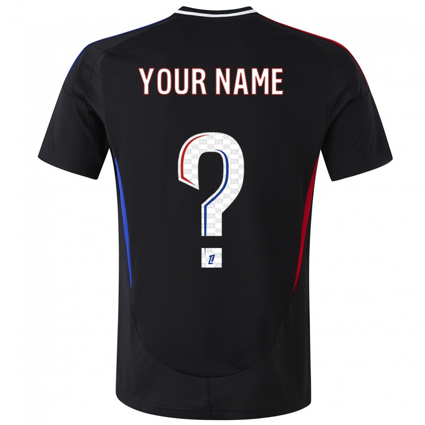 Kandiny Uomo Maglia Il Tuo Nome #0 Nero Kit Gara Away 2024/25 Maglietta