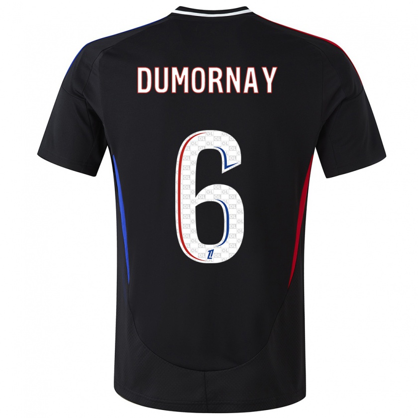 Kandiny Uomo Maglia Melchie Dumornay #6 Nero Kit Gara Away 2024/25 Maglietta