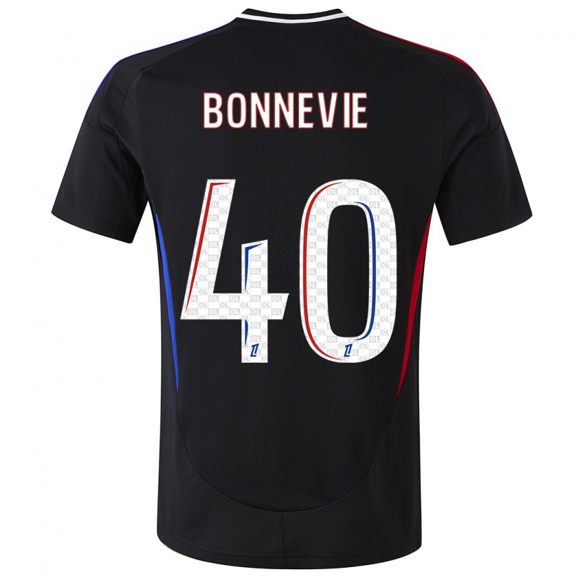 Kandiny Herren Kayne Bonnevie #40 Schwarz Auswärtstrikot Trikot 2024/25 T-Shirt Österreich