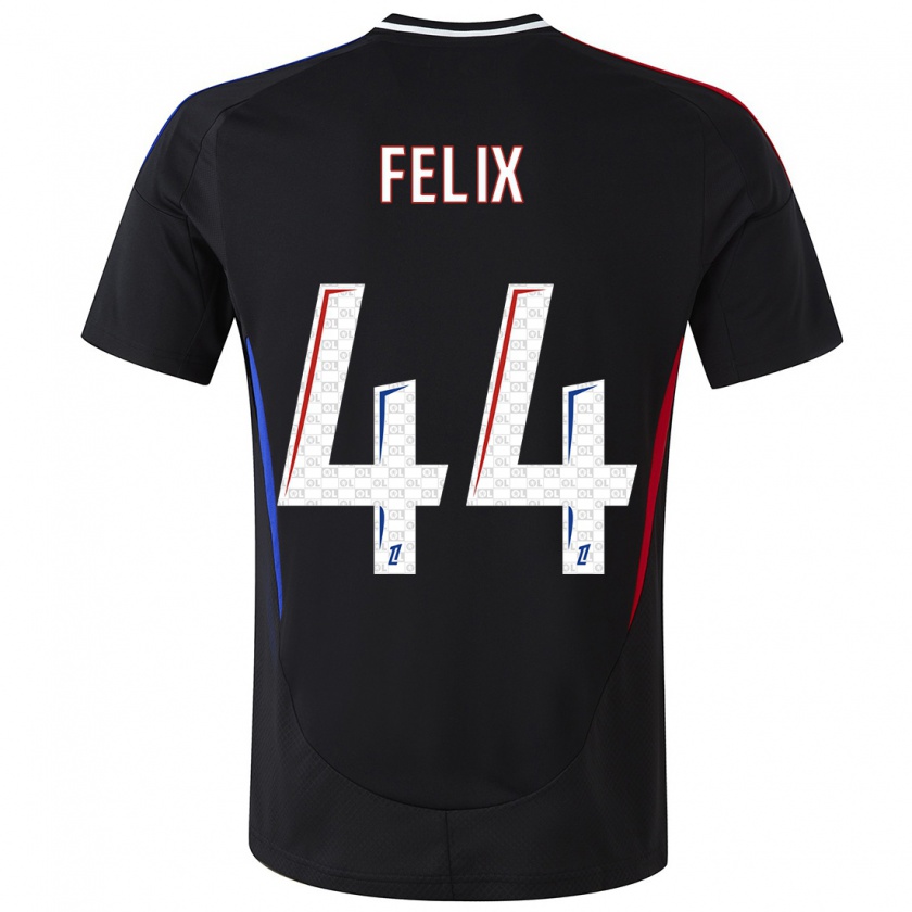 Kandiny Uomo Maglia Marley Felix #44 Nero Kit Gara Away 2024/25 Maglietta