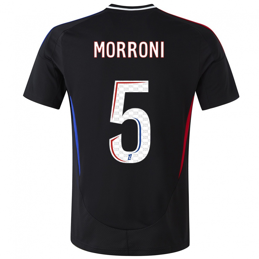 Kandiny Uomo Maglia Perle Morroni #5 Nero Kit Gara Away 2024/25 Maglietta