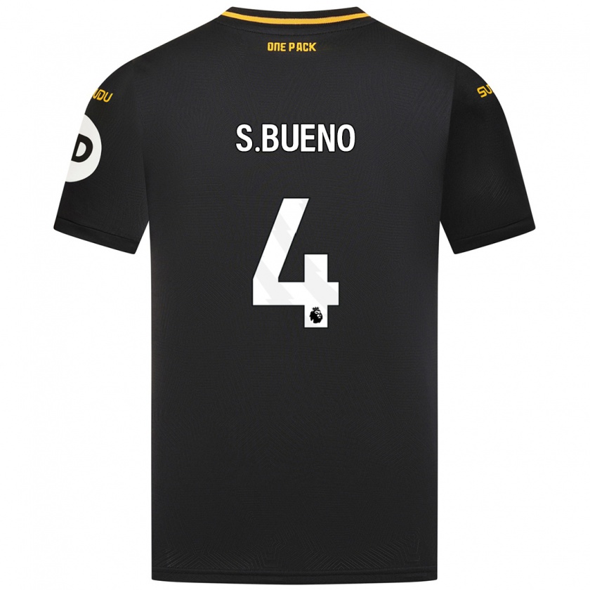 Kandiny Herren Santiago Bueno #4 Schwarz Auswärtstrikot Trikot 2024/25 T-Shirt Österreich