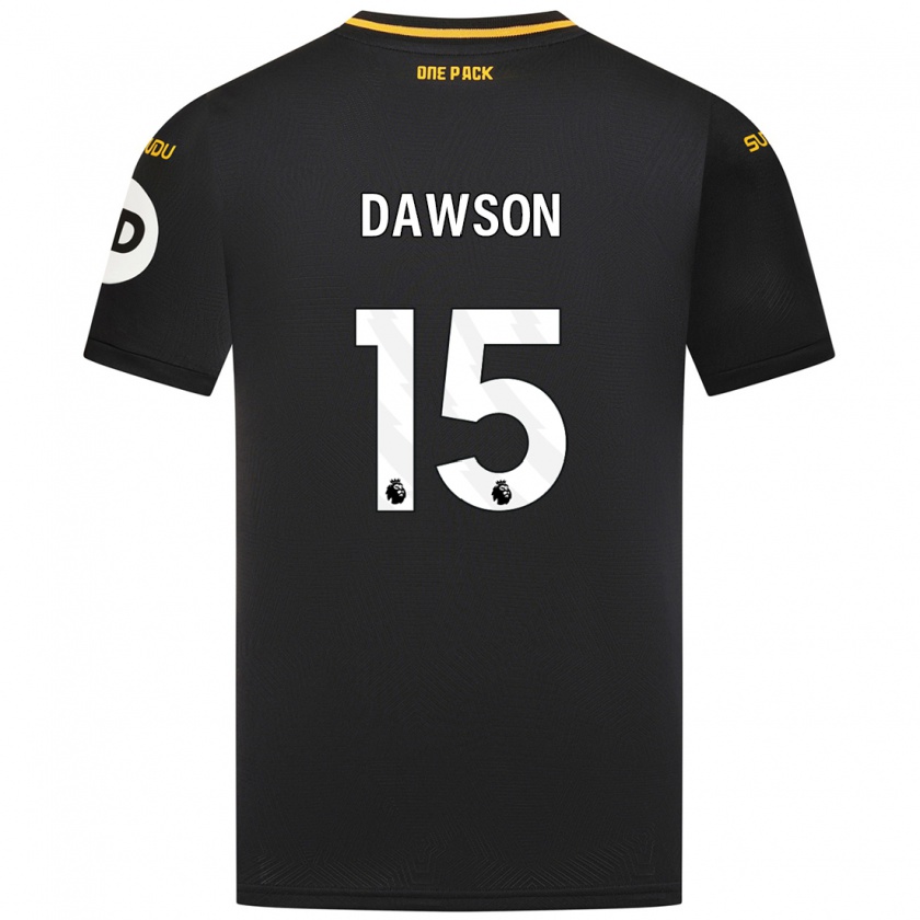 Kandiny Herren Craig Dawson #15 Schwarz Auswärtstrikot Trikot 2024/25 T-Shirt Österreich