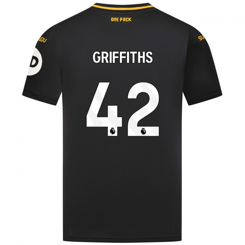 Kandiny Herren Harvey Griffiths #42 Schwarz Auswärtstrikot Trikot 2024/25 T-Shirt Österreich