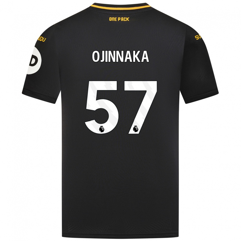 Kandiny Herren Temple Ojinnaka #57 Schwarz Auswärtstrikot Trikot 2024/25 T-Shirt Österreich