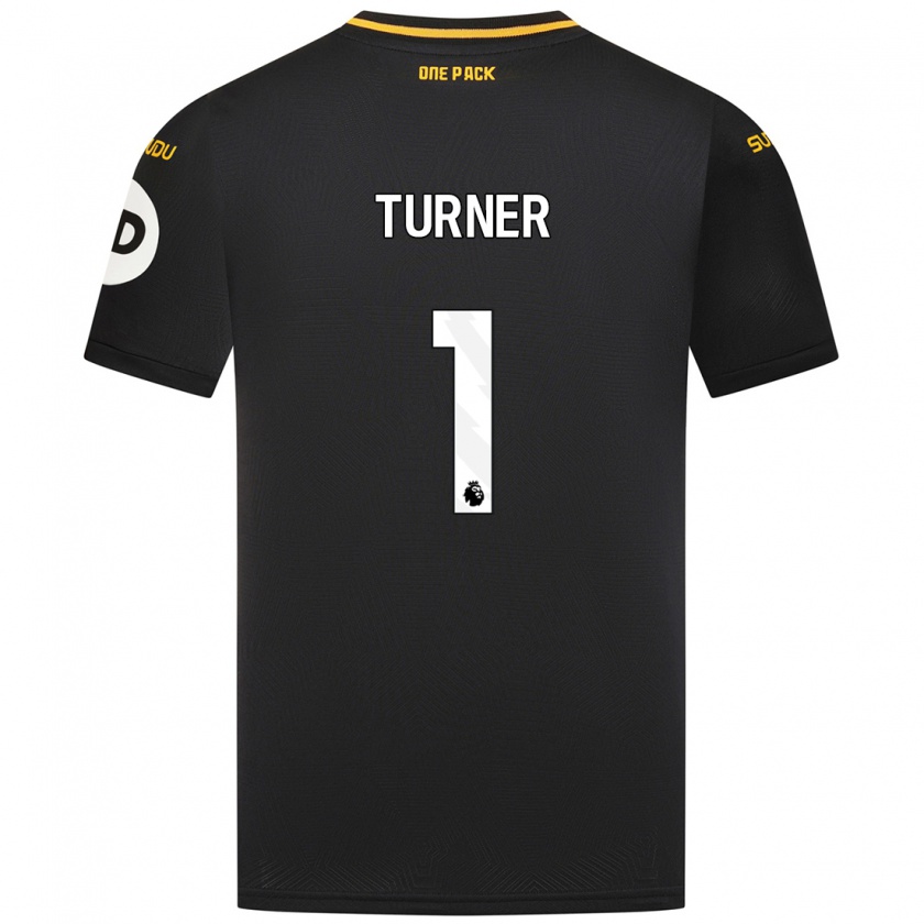 Kandiny Herren Shannon Turner #1 Schwarz Auswärtstrikot Trikot 2024/25 T-Shirt Österreich