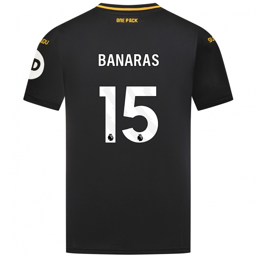 Kandiny Herren Layla Banaras #15 Schwarz Auswärtstrikot Trikot 2024/25 T-Shirt Österreich