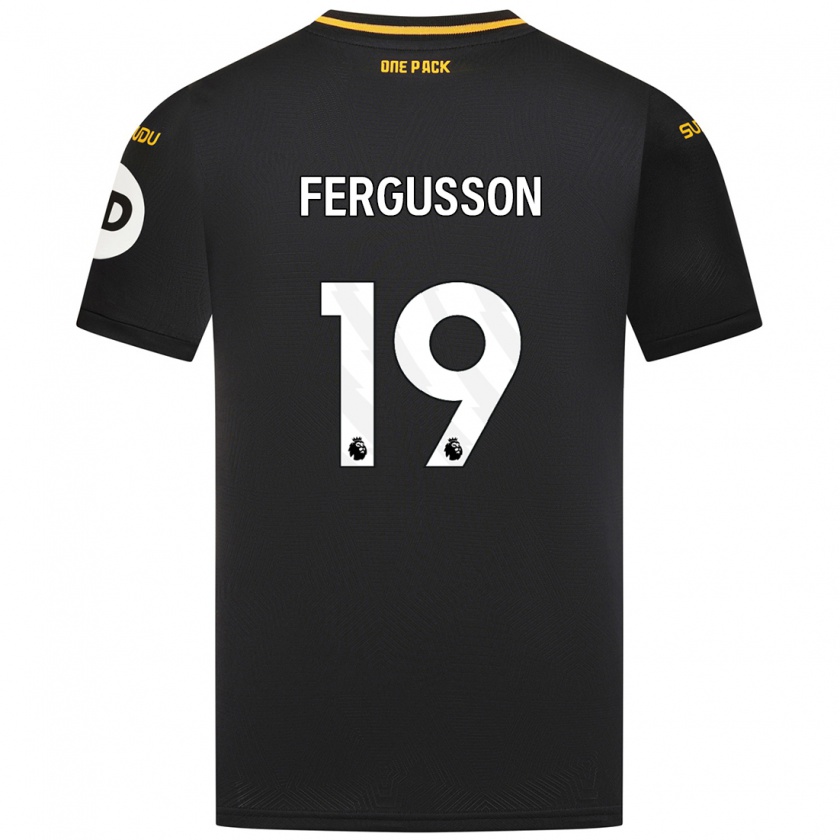 Kandiny Herren Liv Fergusson #19 Schwarz Auswärtstrikot Trikot 2024/25 T-Shirt Österreich