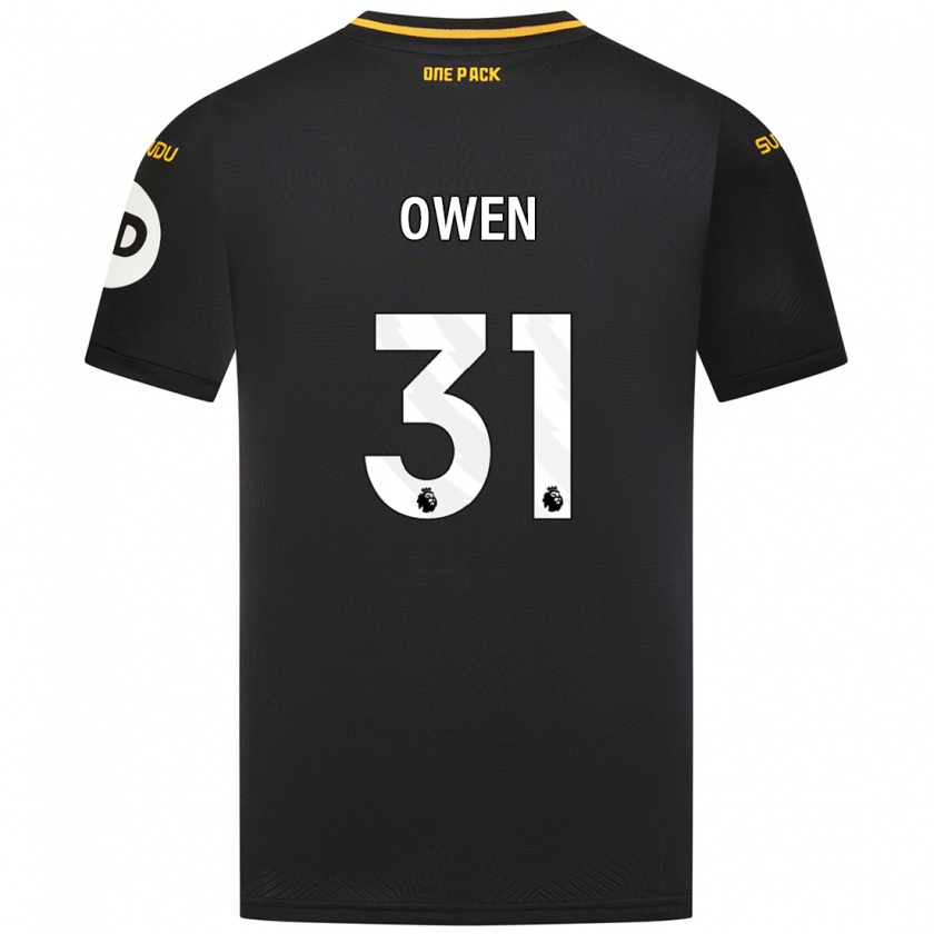 Kandiny Herren Skye Owen #31 Schwarz Auswärtstrikot Trikot 2024/25 T-Shirt Österreich