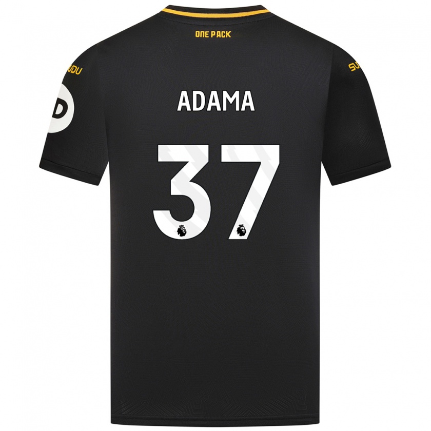 Kandiny Herren Adama Traore #37 Schwarz Auswärtstrikot Trikot 2024/25 T-Shirt Österreich