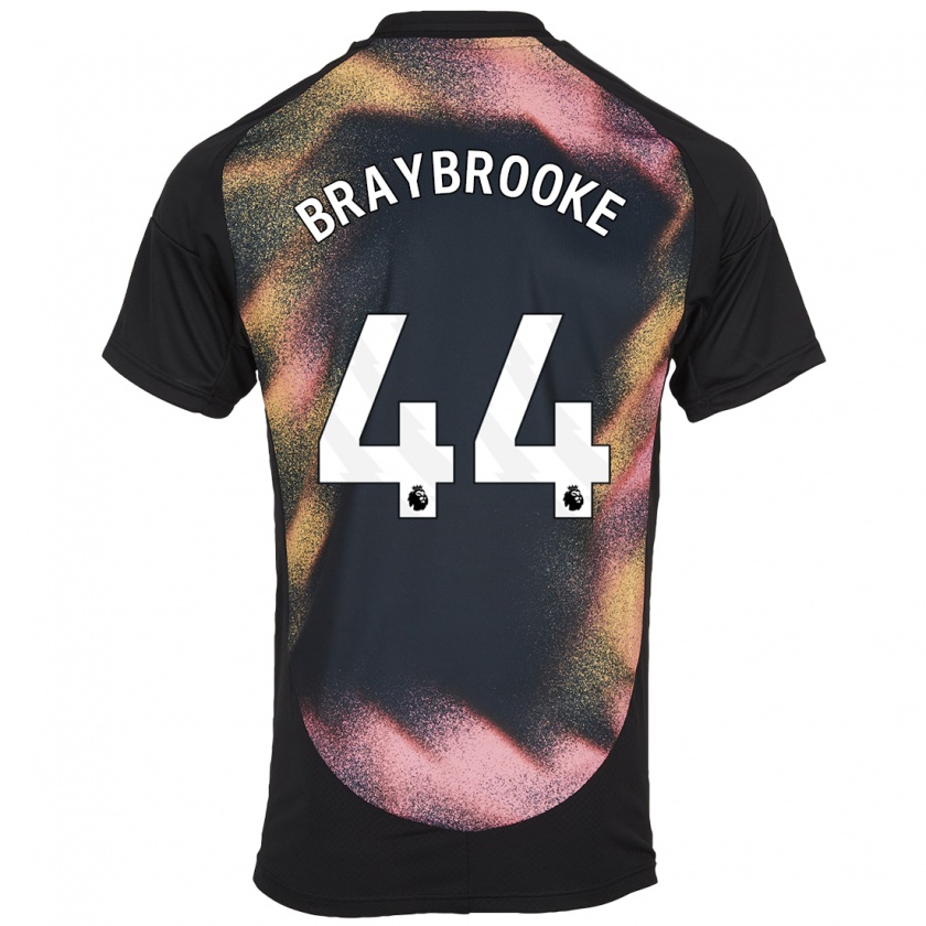 Kandiny Herren Sammy Braybrooke #44 Schwarz Weiß Auswärtstrikot Trikot 2024/25 T-Shirt Österreich