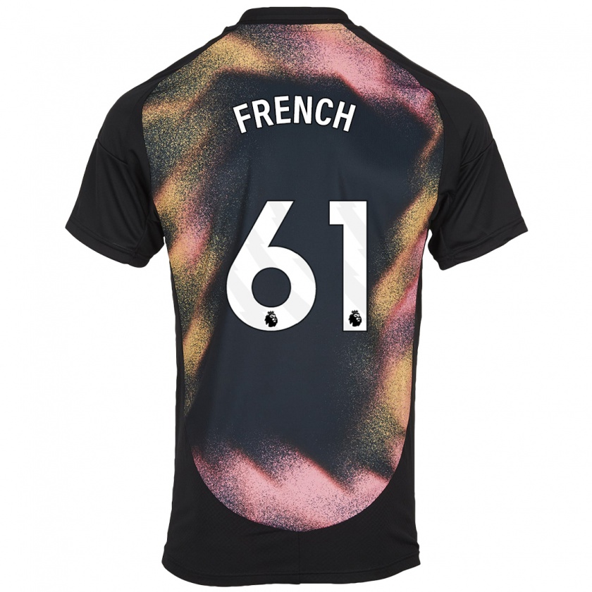 Kandiny Herren Harry French #61 Schwarz Weiß Auswärtstrikot Trikot 2024/25 T-Shirt Österreich