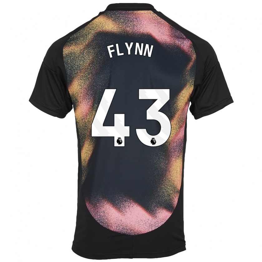 Kandiny Heren Shane Flynn #43 Zwart Wit Uitshirt Uittenue 2024/25 T-Shirt België