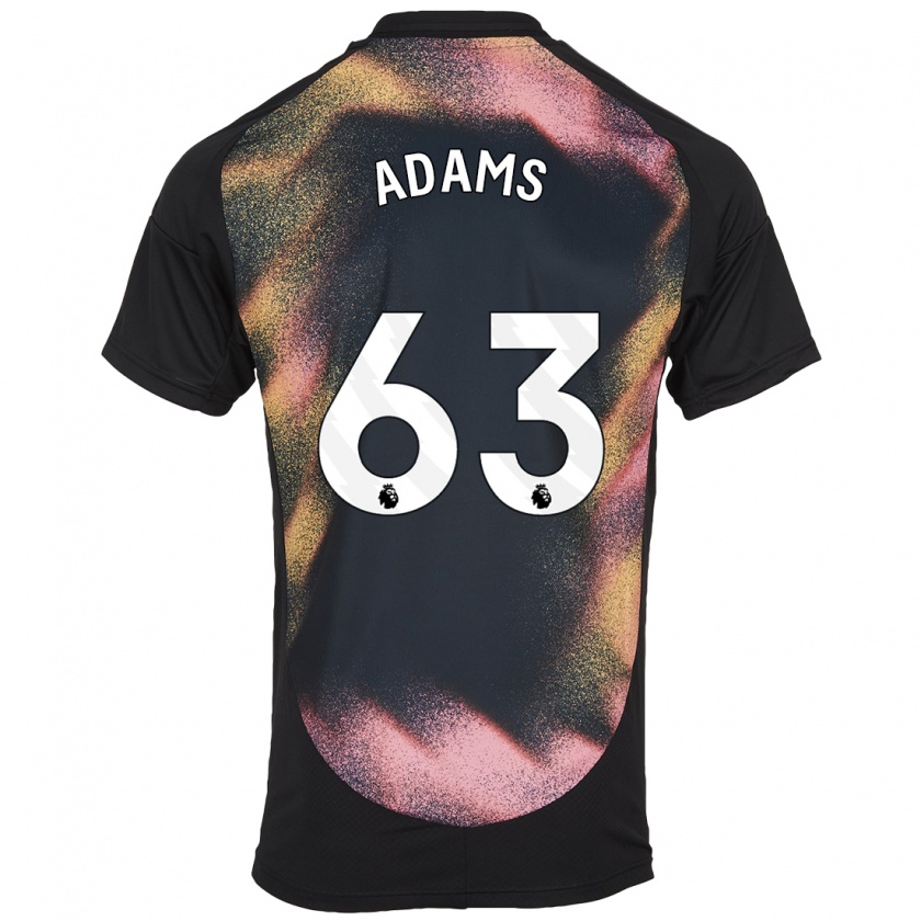 Kandiny Herren Bayli Spencer Adams #63 Schwarz Weiß Auswärtstrikot Trikot 2024/25 T-Shirt Österreich