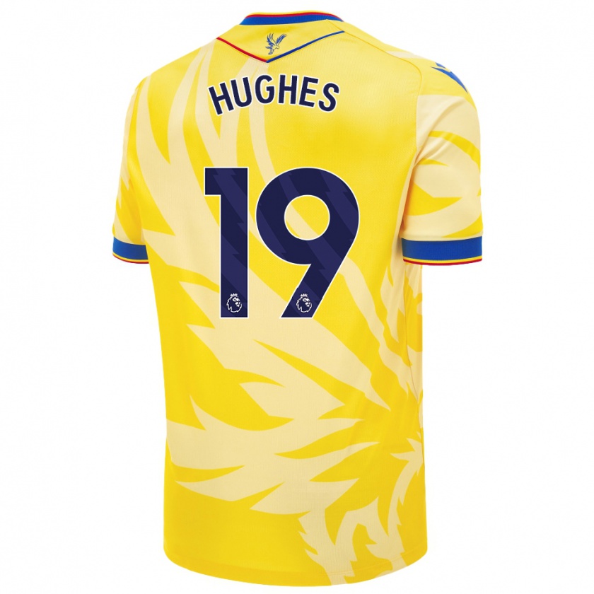 Kandiny Hombre Camiseta Will Hughes #19 Amarillo 2ª Equipación 2024/25 La Camisa