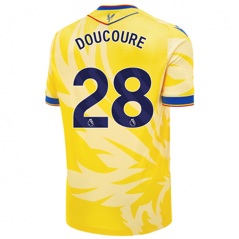 Kandiny Heren Cheick Doucouré #28 Geel Uitshirt Uittenue 2024/25 T-Shirt