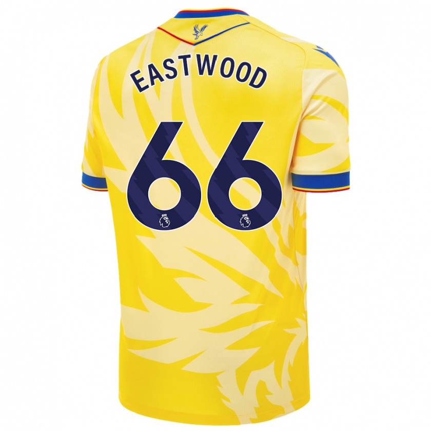 Kandiny Hombre Camiseta Billy Eastwood #66 Amarillo 2ª Equipación 2024/25 La Camisa