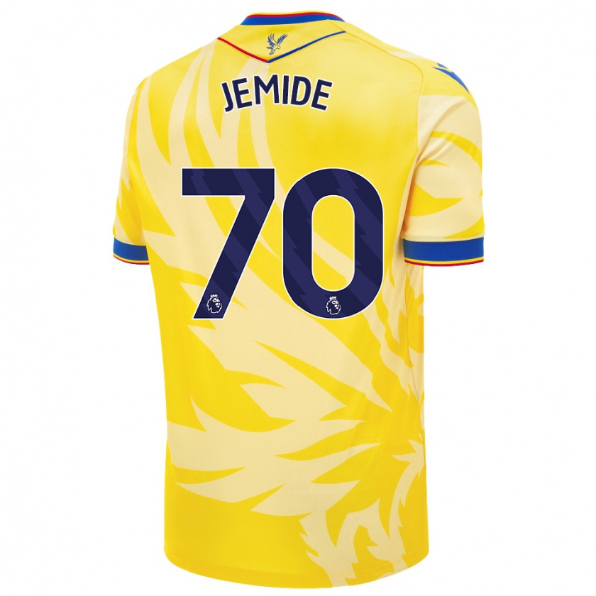 Kandiny Hombre Camiseta Mofe Jemide #70 Amarillo 2ª Equipación 2024/25 La Camisa