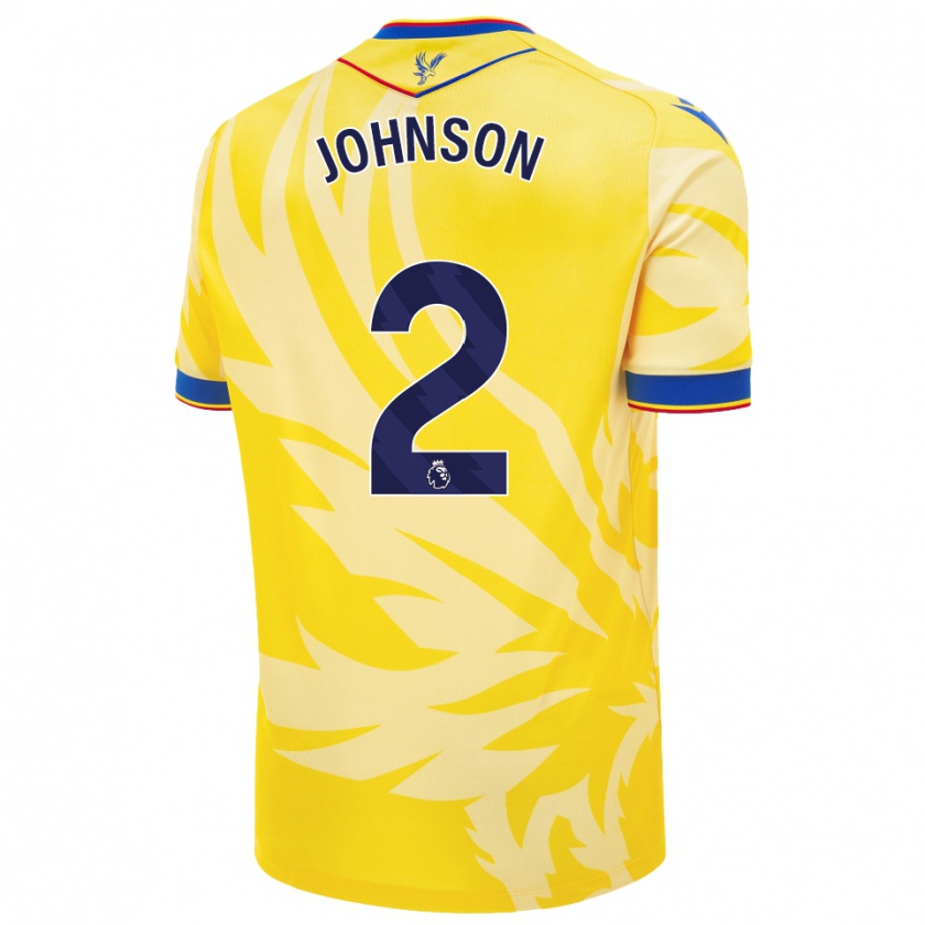 Kandiny Uomo Maglia Annabel Johnson #2 Giallo Kit Gara Away 2024/25 Maglietta