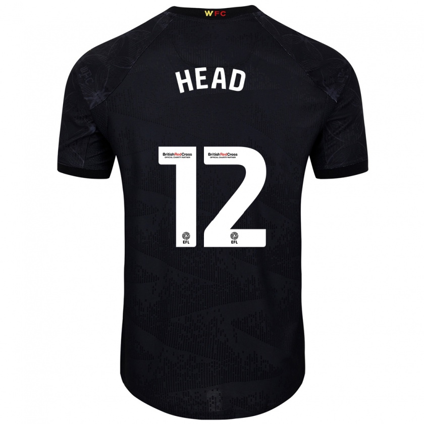 Kandiny Herren Ellie Head #12 Schwarz Weiß Auswärtstrikot Trikot 2024/25 T-Shirt Österreich