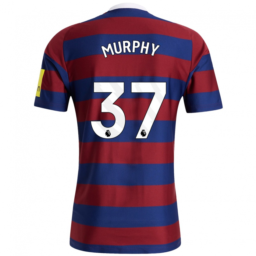 Kandiny Heren Alex Murphy #37 Bordeauxrood Marineblauw Uitshirt Uittenue 2024/25 T-Shirt