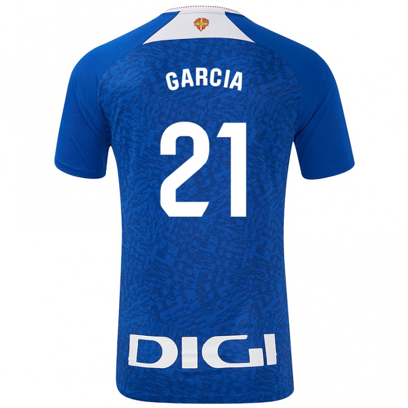 Kandiny Uomo Maglia Beñat García #21 Blu Royal Kit Gara Away 2024/25 Maglietta