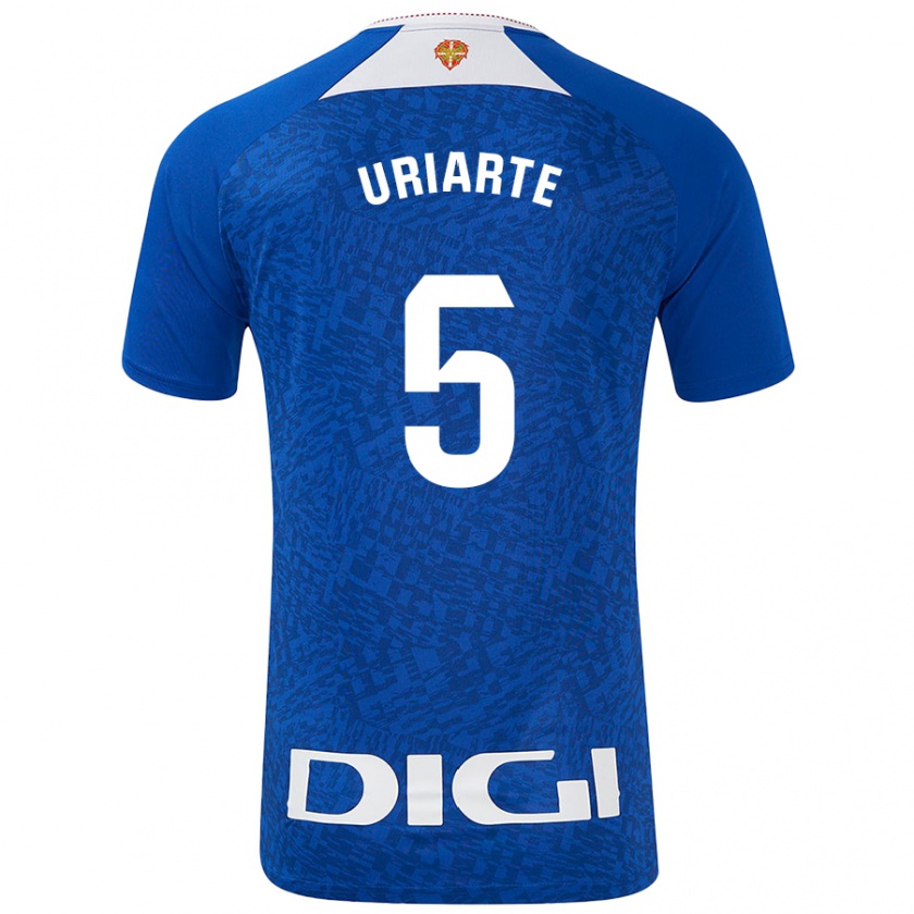 Kandiny Uomo Maglia Naroa Uriarte Urazurrutia #5 Blu Royal Kit Gara Away 2024/25 Maglietta