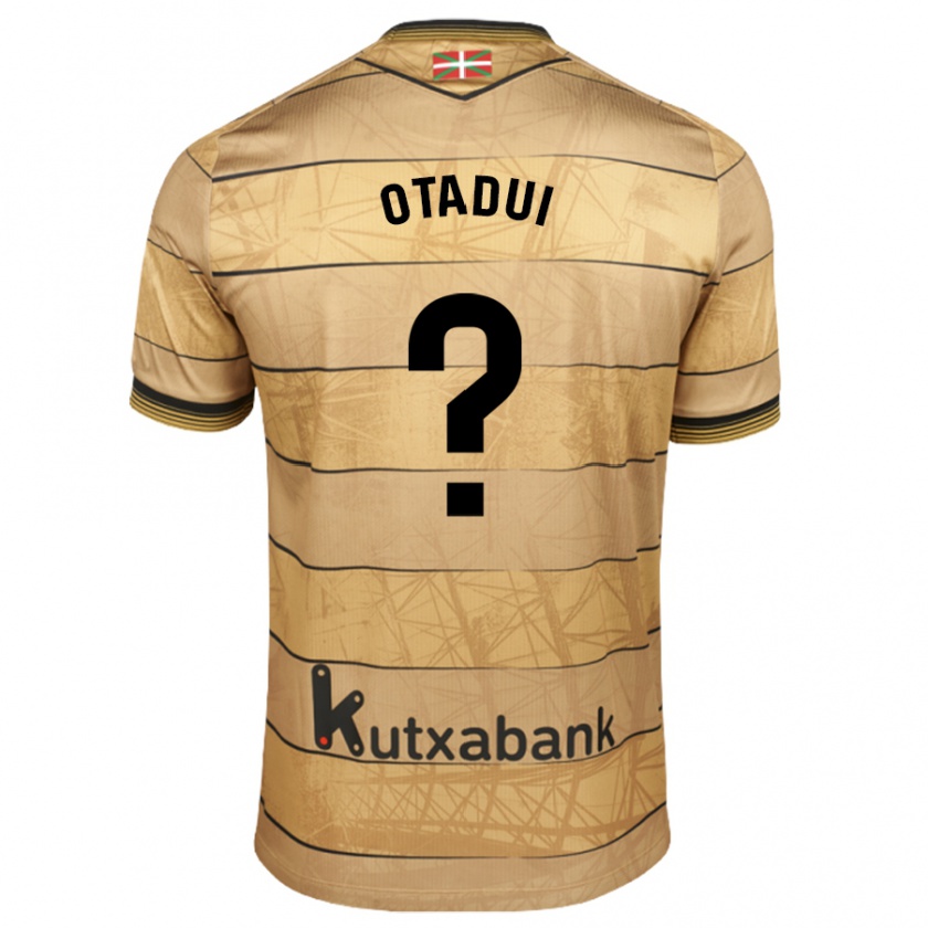 Kandiny Heren Iker Otadui #0 Bruin Uitshirt Uittenue 2024/25 T-Shirt