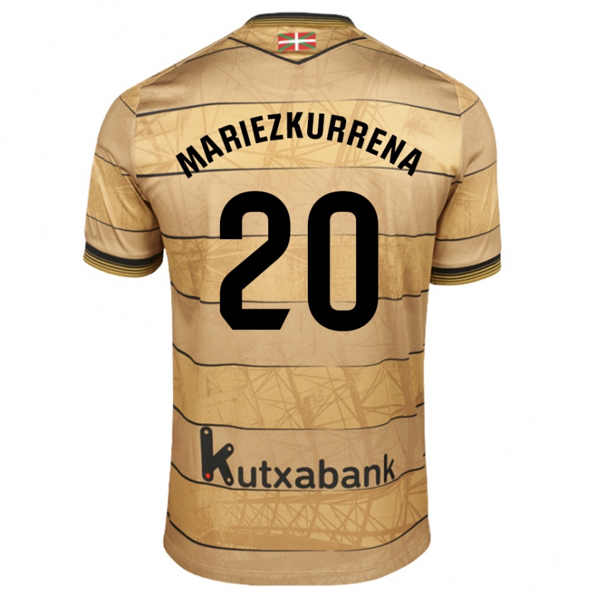 Kandiny Heren Arkaitz Mariezkurrena #20 Bruin Uitshirt Uittenue 2024/25 T-Shirt