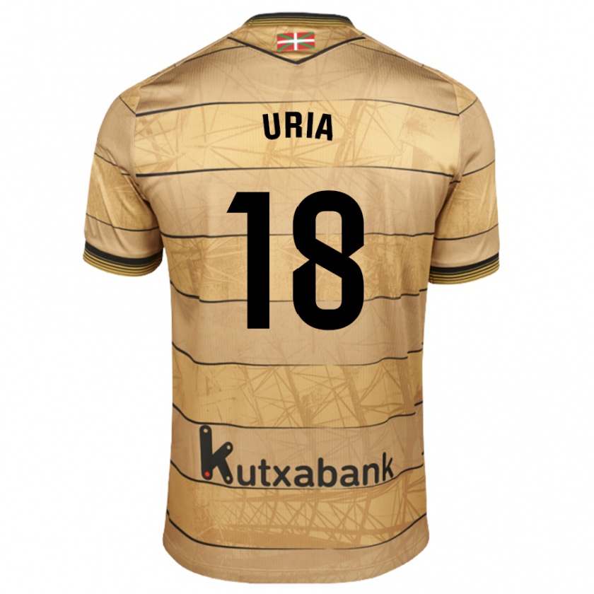 Kandiny Heren Mirari Uria #18 Bruin Uitshirt Uittenue 2024/25 T-Shirt