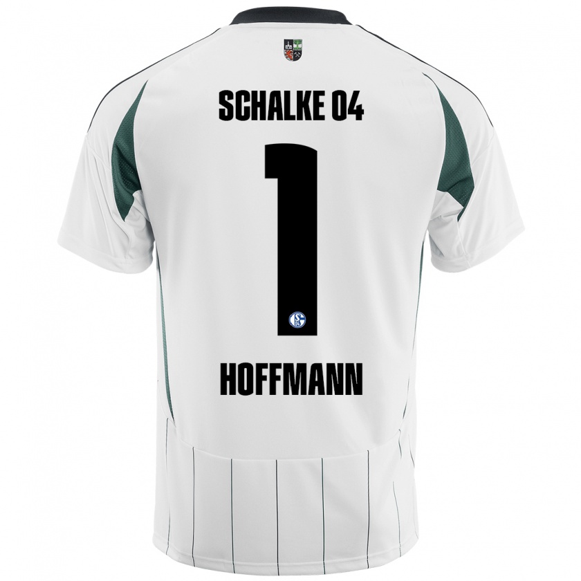 Kandiny Herren Ron-Thorben Hoffmann #1 Weiß Grün Auswärtstrikot Trikot 2024/25 T-Shirt Österreich