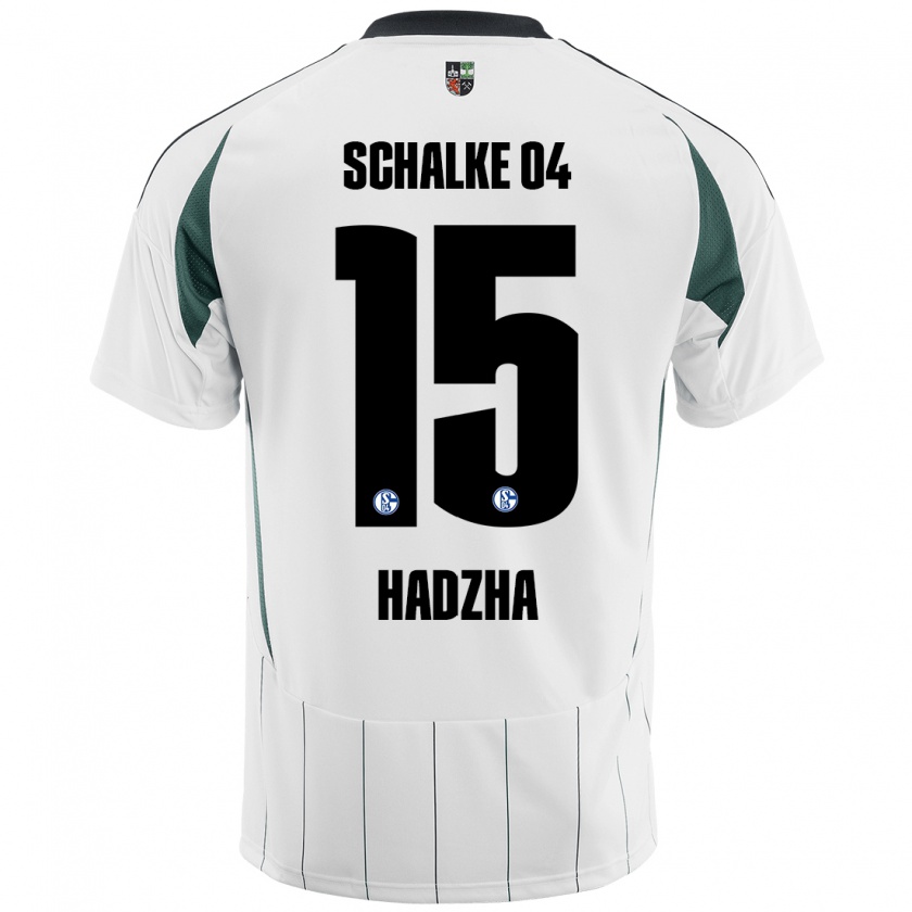 Kandiny Herren Nedzhib Hadzha #15 Weiß Grün Auswärtstrikot Trikot 2024/25 T-Shirt Österreich