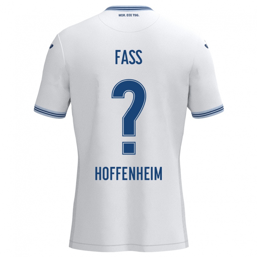 Kandiny Herren Marlon Faß #0 Weiß Blau Auswärtstrikot Trikot 2024/25 T-Shirt Österreich