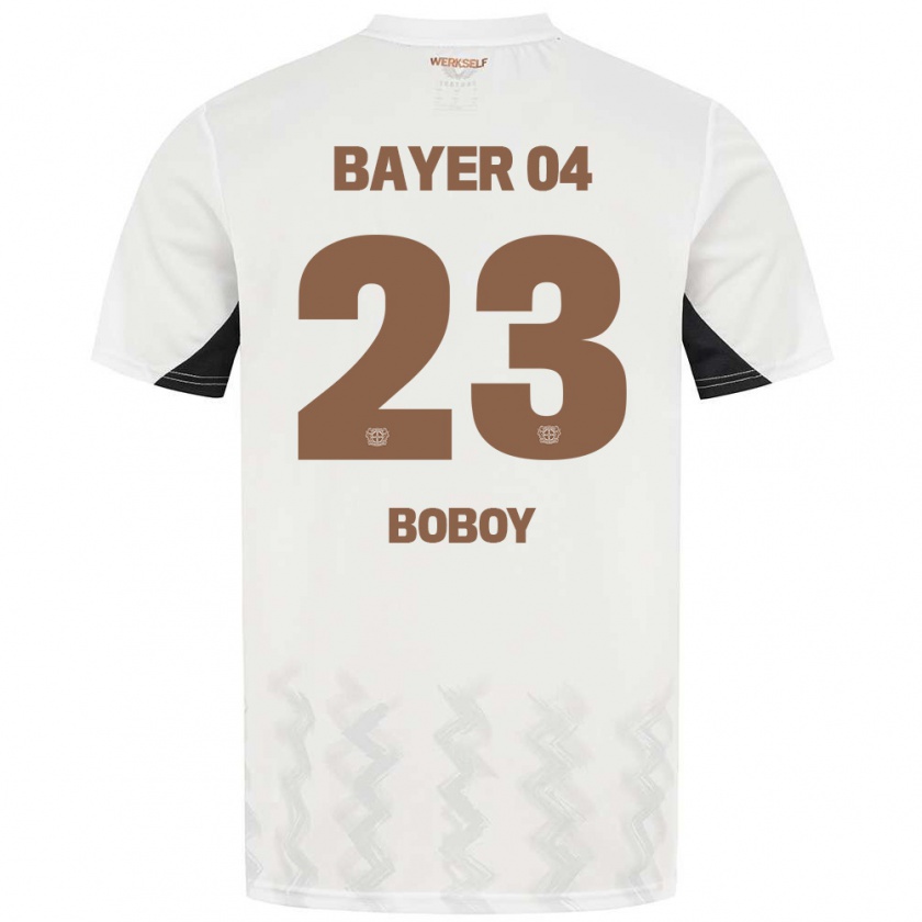 Kandiny Uomo Maglia Delice Boboy #23 Bianco Nero Kit Gara Away 2024/25 Maglietta