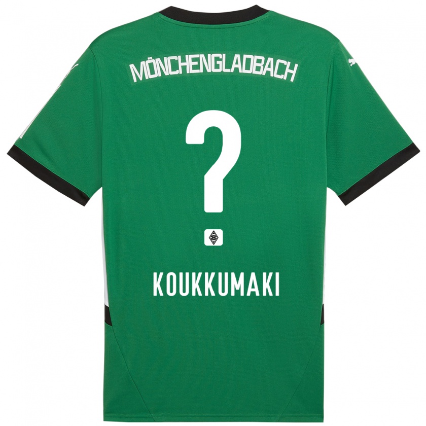 Kandiny Heren Taavi Koukkumäki #0 Groen Wit Uitshirt Uittenue 2024/25 T-Shirt